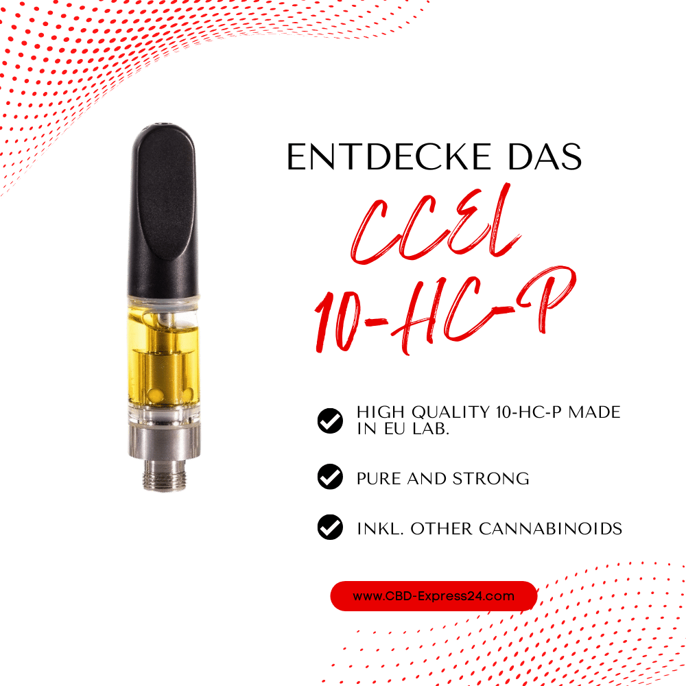 CCELL 10-OH-HHC-P Kartusche – Hochwertige 1 ml Kartusche mit 10-OH-HHC-P, bis zu 500 Züge, THC-frei (0% THC), ideal für Standard-Vape-Pens.