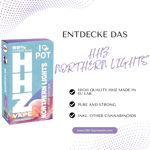 Hhz Wirkung Vape Northern Lights Pod I LOVE POT 99% HHZ Superior Blend | Einweg Vape Hhz Wirkung Vape Northern Lights Pod I LOVE POT 99% HHZ Superior Blend | Einweg Vape