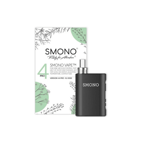 Smono 4 PRO Vaporizer – Hochwertiger Kräuter-Vaporizer mit OLED-Display, 3000 mAh Akku, präziser Temperatursteuerung und robustem Glasmundstück, ideal für ein individuelles Dampferlebnis.
