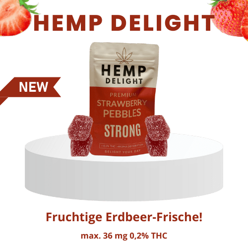 THC Erdberraroma Kieselsteine Stark | Hemp Delight