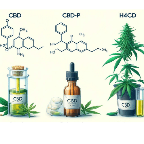 CBD, CBD-P und H4CBD: Herstellung, Wirkung und Unterschiede