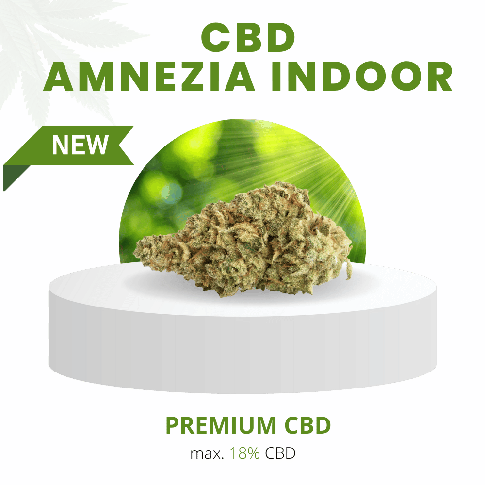 AMNEZIA INDOOR 18% | Premium CBD Weed