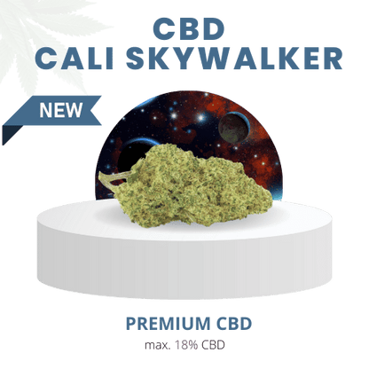 CALI SKYWALKER INDOOR 18% | Premium CBD Weed