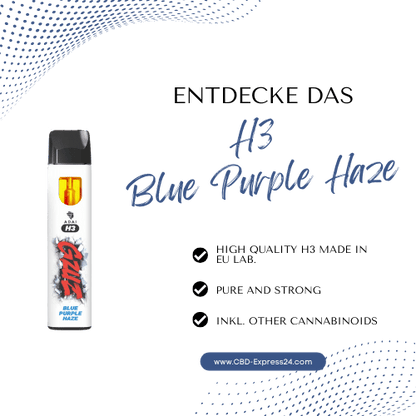 GZUZ Blue Purple Haze | H3 Vape