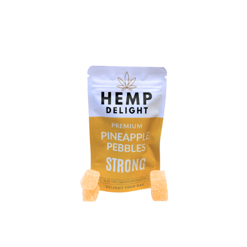 THC Ananasaroma Kieselsteine Stark | Hemp Delight