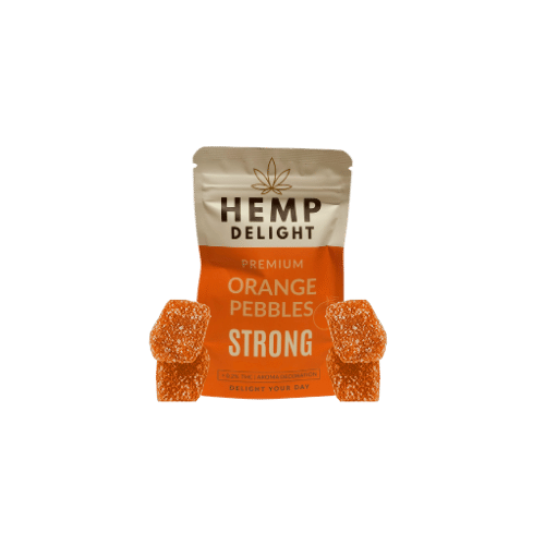 THC Orangearoma Kieselsteine Stark | Hemp Delight