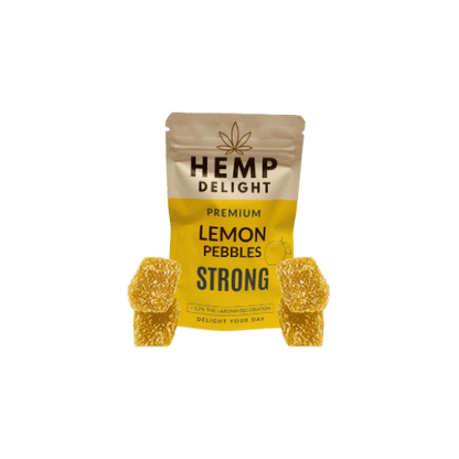 THC Zitronenaroma Kieselsteine Stark | Hemp Delight