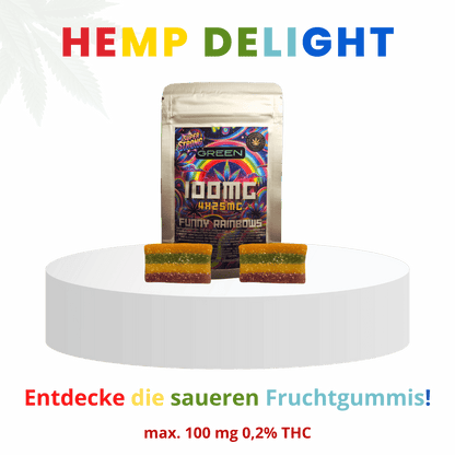 THC Saure Aroma Kieselsteine Super Stark | Hemp Delight